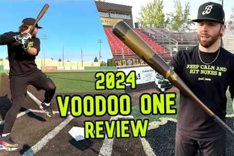 Hitting with the 2024 DEMARINI VOODOO ONE | BBCOR Baseball Bat Review