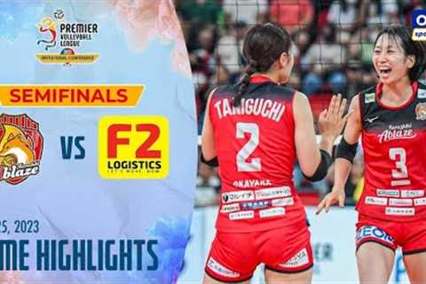 Kurashiki vs. F2 Logistics semis highlights | 2023 PVL Invitational Conference - July 25, 2023