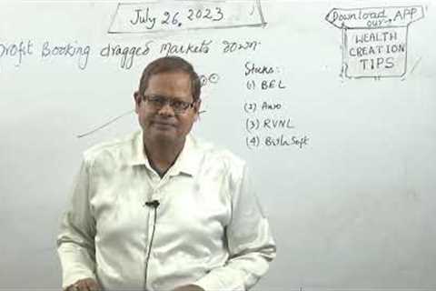 Profit Booking Dragged markets down: Stock News.BEL RVNL, AURO, Birla Soft etc
