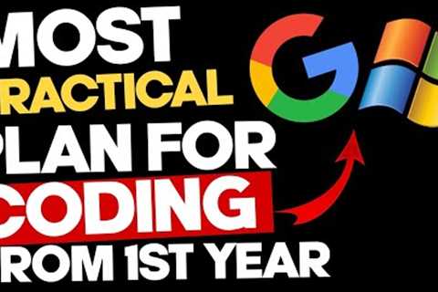 How to start CODING from 1st year! Complete roadmap for CODING for beginners🔥