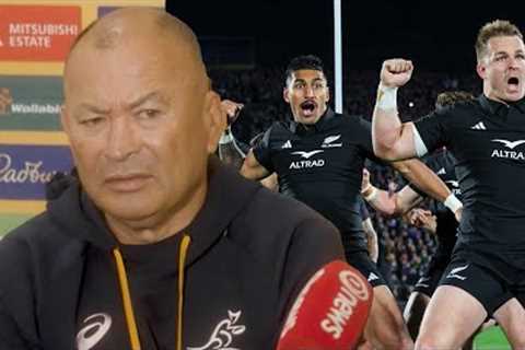 Eddie Jones on the most important game of year for his Wallabies side facing All Blacks