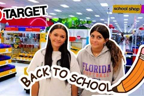 BACK TO SCHOOL SUPPLIES SHOPPING AT TARGET 2023! FRESHMAN YEAR! EMMA AND ELLIE