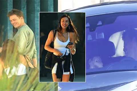 Tom Brady and Irina Shayk's hot new romance revealed! NFL quarterback caught caressing model's face