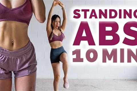 10 Min Standing Abs Workout to get Ripped ABS