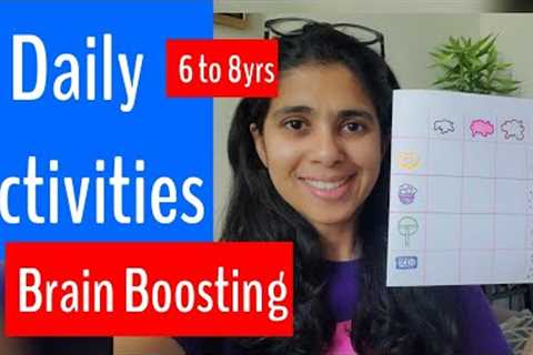DAILY BRAIN TEASER ACTIVITIES for 6-8 Year old