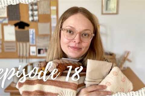 striped out and some pre-trip excitement • marlene’s knitting podcast, episode 18