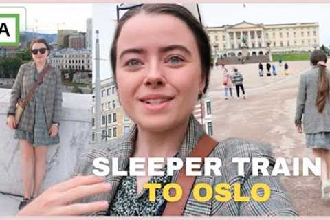 TRAVEL VLOG: taking the sleeper train to OSLO! visiting the castle, opera house &amp; good food!