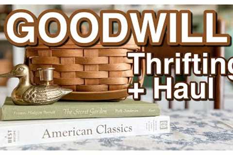 SHORT AND SWEET GOODWILL THRIFT WITH ME + HOME DECOR THRIFTING HAUL ~THRIFT SHOPPING HAUL