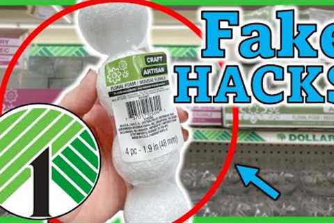 Fake high-end Decorations with $1 Dollar Store products! NEW HACKS &amp; DIY's TO DO in 2023!