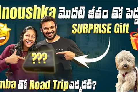 Anou First salary | Surprise gift for Me | USA Road Trip | Meeting Cousins | Ravi Telugu Traveller