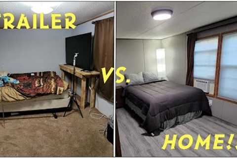 How To Make A Mobile Home Trailer Feel More Like A House!!!