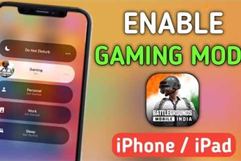 How To Enable Gaming Mode In iPhone | Gaming Mode Settings Explain