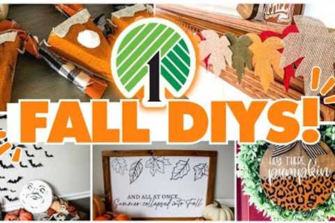 30 BEST Festive Fall Dollar Tree DIYs &amp; Decor Ideas | Must make Fall Decor DIYs 2023!