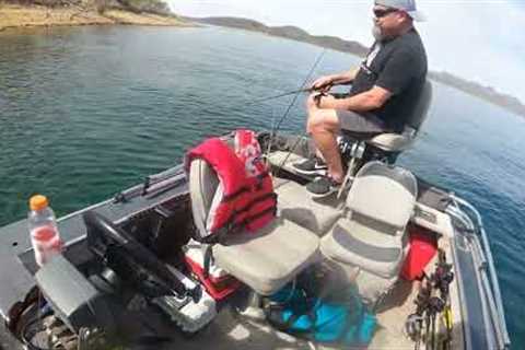 Jack Locker Raw Fishing lake pleasant Arizona  morning dawn 4 robo worm drop shot