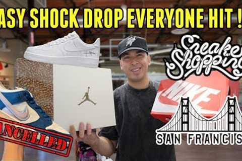 SHOCK DROP EVERYONE HIT !!! SNEAKER SHOPPING VLOG IN SAN FRANCISCO