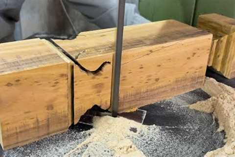 DIY a Coffee Table for The Living Room // Self_Drawn and Cut Table Legs Using a Band Saw