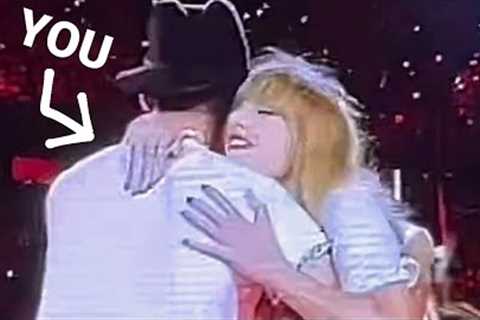 when Taylor Swift HUGGED You on stage