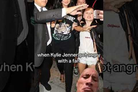 When Kylie Jenner got angry with a fan #celebrities #celebrity #celebritynews #celebration #shorts
