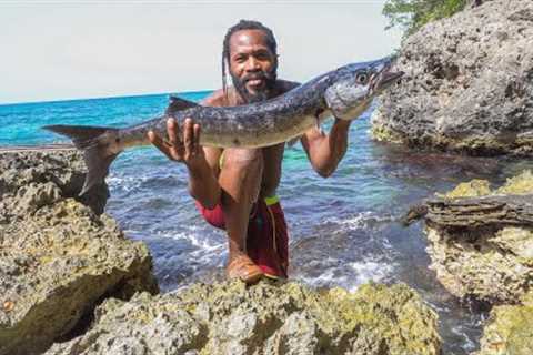I Shot One Of The Giant Today Big Fish Catch Cook &amp; Clean