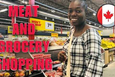 Meat shop and grocery shopping Vlog! Life in Canada.