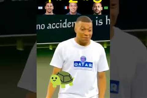 Messi 👽vs Mbappe 🐢 vs Neymar🕺 Funny Football Moments 🤣🤣