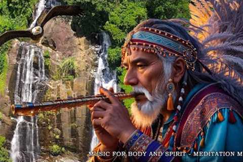 Healing Your Nervous System And Body | Reduce Stress,Anxiety&amp;Depression🍀Native American Flute..
