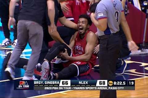 Jeremiah Gray suffers apparent right knee injury | 2023 PBA on Tour