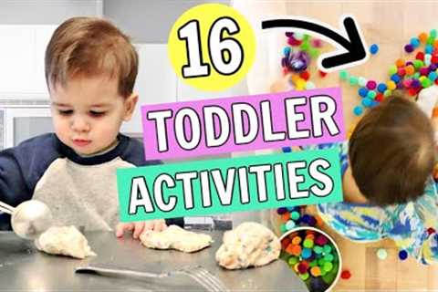 16 Toddler Activities You Can Do at Home | 1-2 year olds