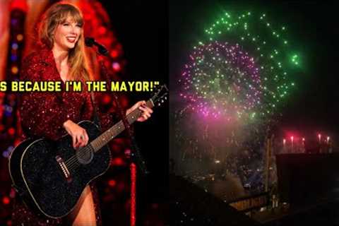 Taylor Swift JOKING About AMAZING Fireworks At Santa Clara Show 🎇