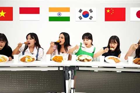 Try 6 Asian Rice From Each Countries! Korea, India, Indonesia, Vietnam, Japan, China (ASMR MUKBANG)