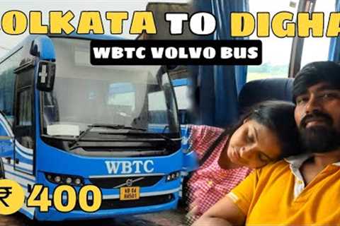Kolkata to Digha by WBTC Volvo Bus | Volvo Bus Review | Full Journey Video