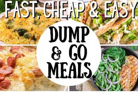 10 MINUTE DINNERS - THE BEST DUMP &amp; GO RECIPES - SAVE TIME &amp; MONEY!! #dumpandgo #recipe ..