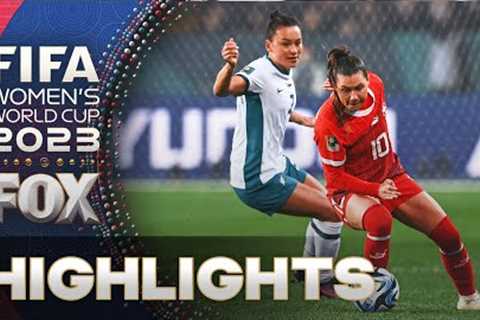 Switzerland vs. New Zealand Highlights | 2023 FIFA Women's World Cup