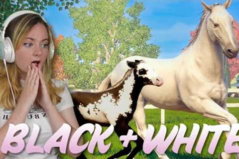 BREEDING PURE WHITE AND PURE BLACK HORSES! - Rival Stars Horse Racing| Pinehaven