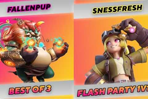 Flash Party Face Off: Season 10 [Losers Round 3] FallenPup Vs. SnessFresh