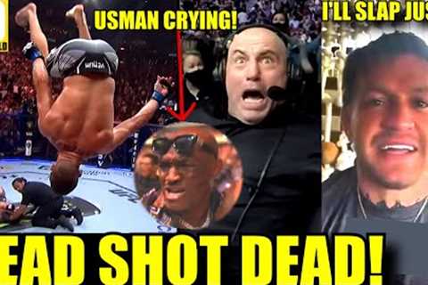 MMA Community reacts to BRUTAL HEAD KICK KNOCKOUT in Justin Gaethje vs Dustin Poirier,UFC 291 Result