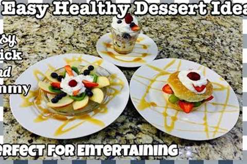 3 Easy Healthy Dessert Recipes | Great For Parties | Yummy Desserts |