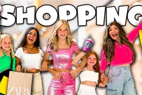 Back To SCHOOL Shopping With My TEENAGE SISTERS!!! *they get spoiled*