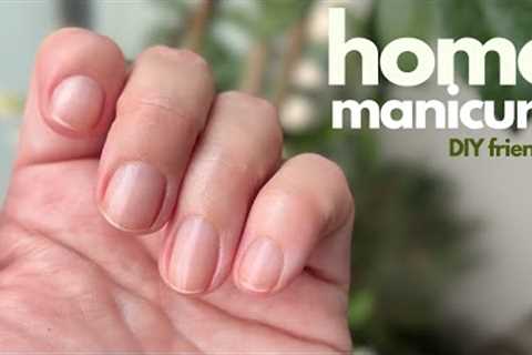 My quick maintenance manicure at home!