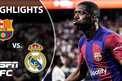 EL CLASICO AMERICANO 🇺🇸 Real Madrid vs. Barcelona | Full Game Highlights | ESPN FC