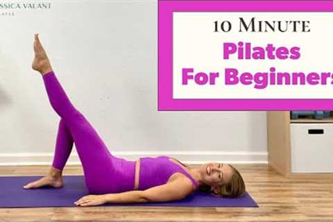 10 Minute Pilates for Beginners - Beginner Pilates at Home!