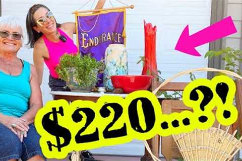 Garage Sale Shopping for Home Decor and Jewelry - Thrift with Us - Vintage &amp; Antiques #youtube