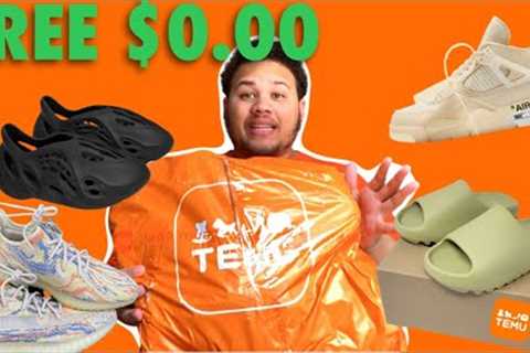 FREE YEEZYS, OFF-WHITE AIR JORDANS, AND MORE FROM TEMU