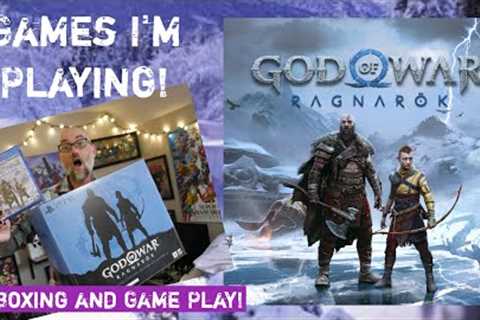 Game's I'm Playing....God of War Ragnarok! (collector's Edition unboxing)