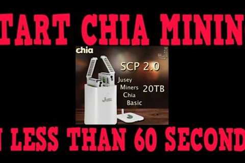 PLUG AND PLAY CHIA MINER - SUPER EASY! START MINING IN MINUTES!