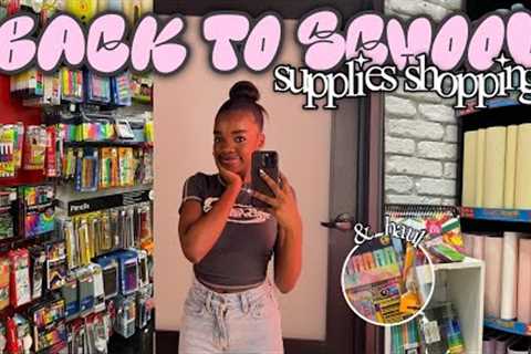 BACK TO SCHOOL SUPPLIES SHOPPING &amp; HAUL 2023 |  prep for back to school *junior year/college*