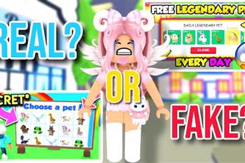 I Played FAKE Adopt Me Games And THIS HAPPENED.. (It Worked!)