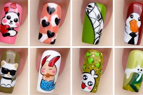 14 Simple Nails Art Tutorial | New Nails Art 2023 | Nail Designs @OladBeauty