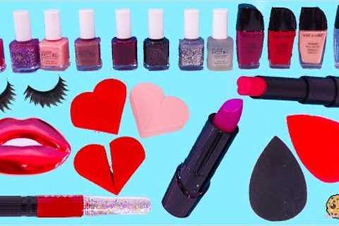 Dollar Tree Store Nail Polish + Lipstick Makeup Haul - Valentines Beauty 2020 Video