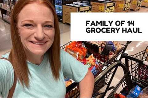 FAMILY OF 14 GROCERY HAUL *And Restock*